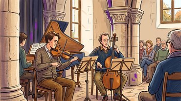 Concert baroque à la salle des Colonnes