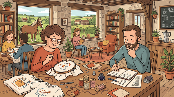 Atelier broderie & écriture pour adultes