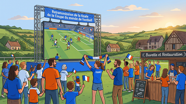 Retransmission de la finale de la Coupe du monde de football