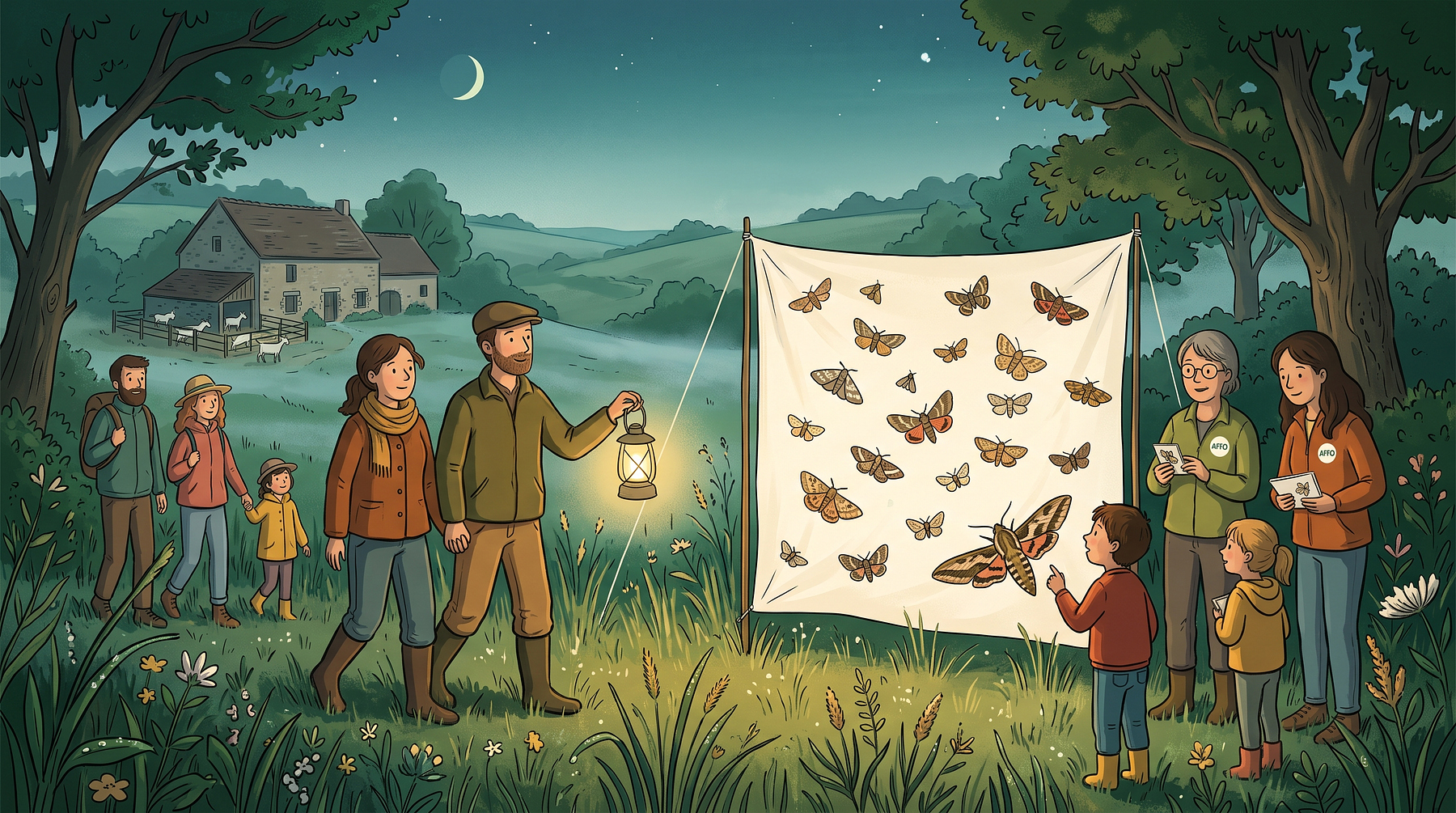 Découverte des papillons de nuit