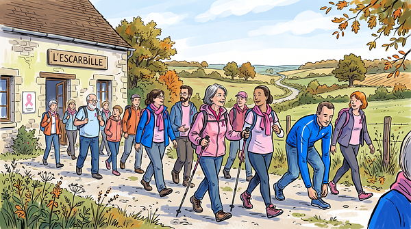 Balade-action Octobre Rose