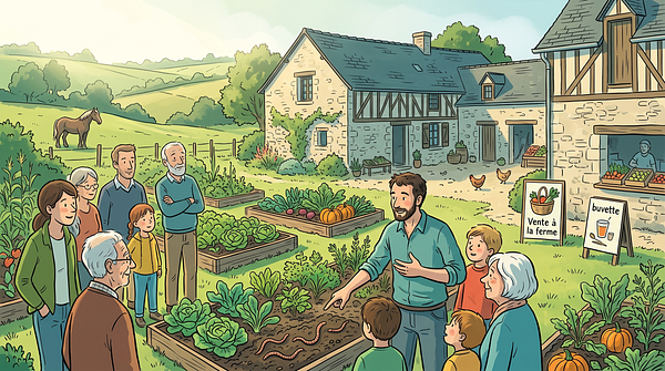 Visite découverte : La ferme et la permaculture