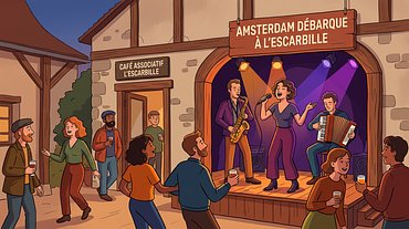 Amsterdam débarque à L'Escarbille en musique !