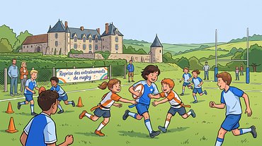 Reprise des entraînements de rugby