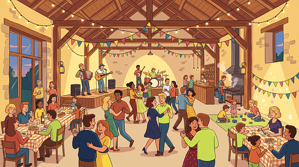 Guinguette en intérieur