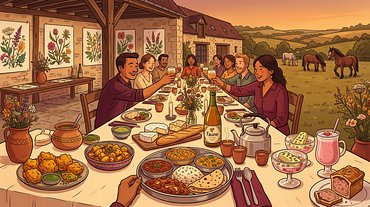 Indian Supper & Exposition Flore