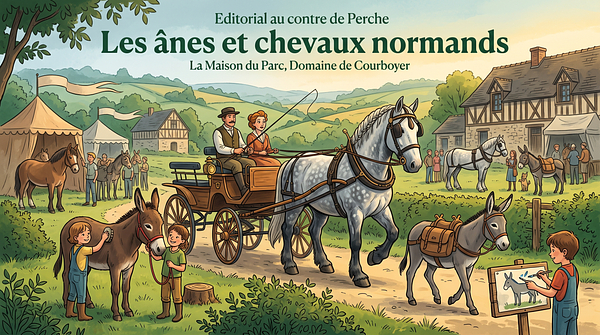 Les ânes et chevaux normands