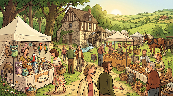 Marché artisanal du Festival Nomade