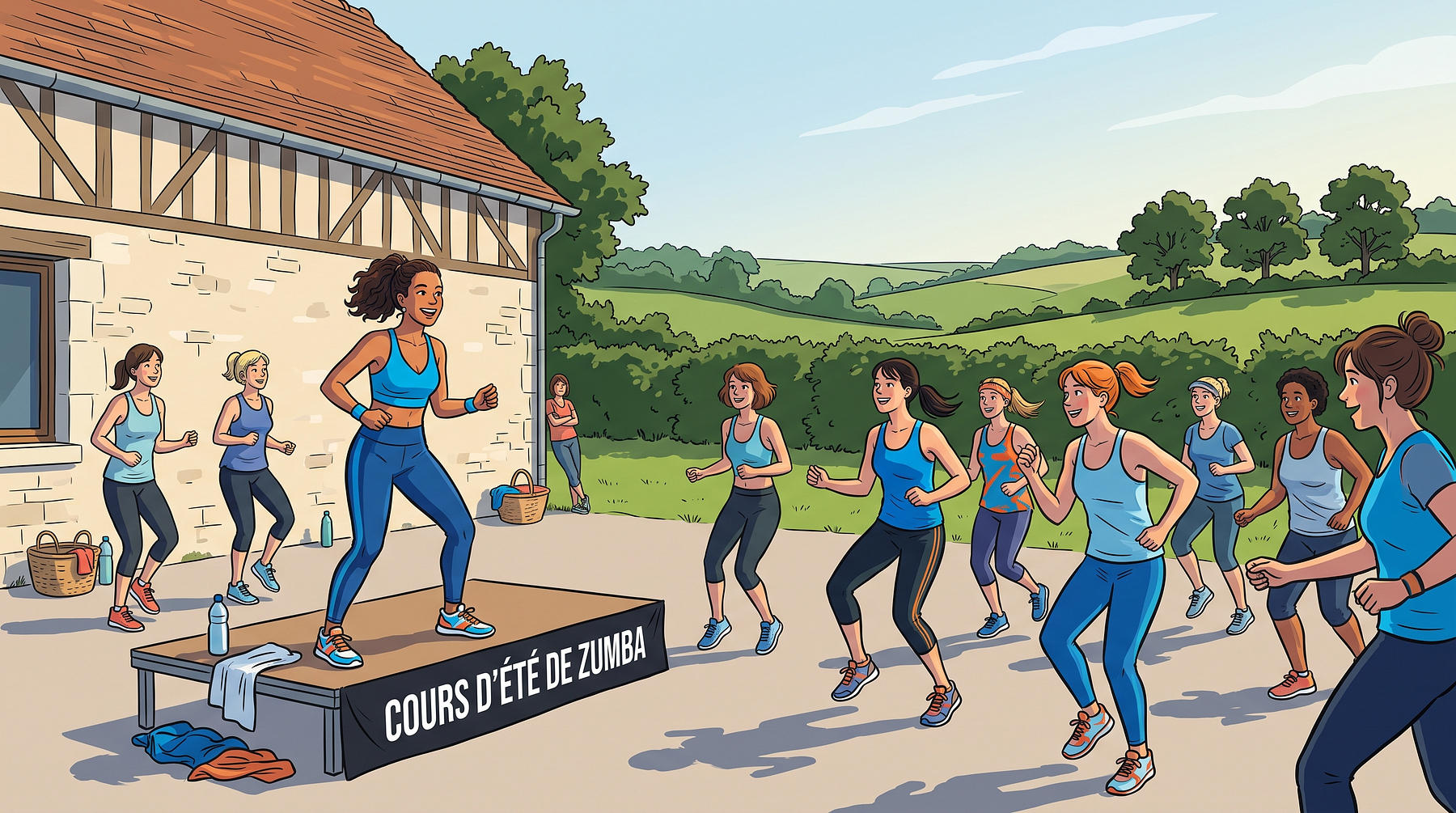 Cours d'été de Zumba