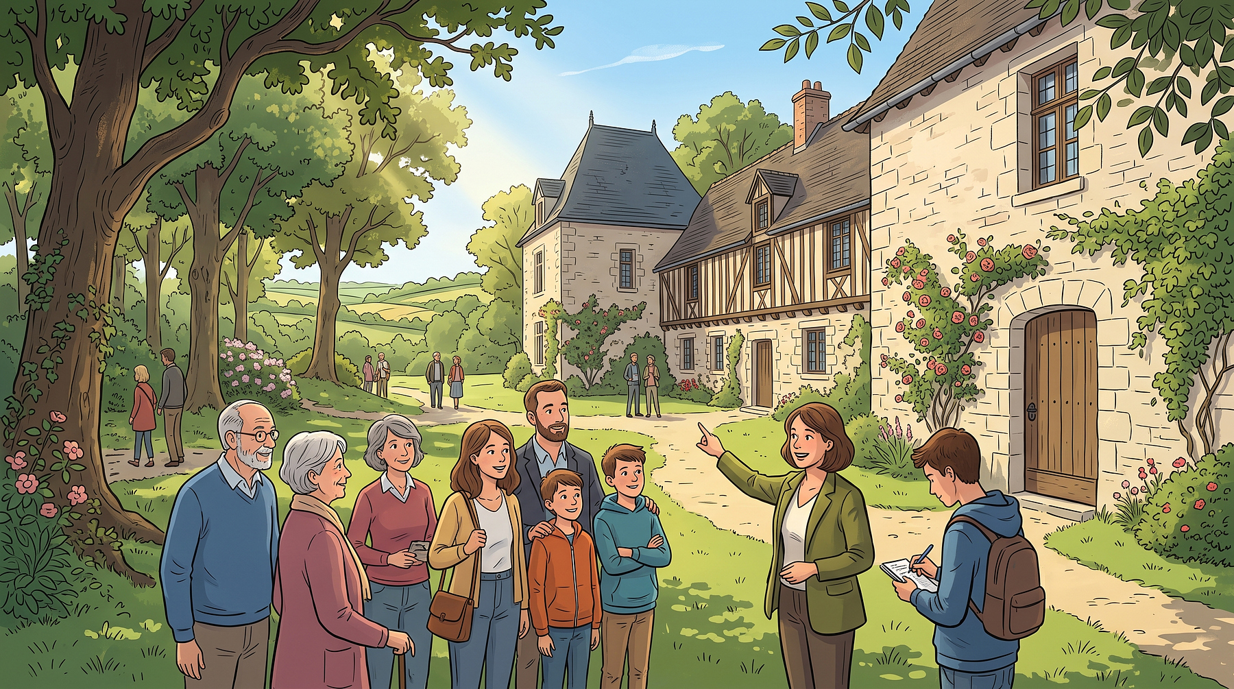 Visite du maquis de Plainville
