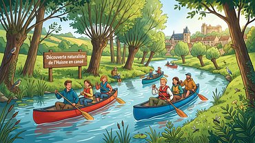 Découverte naturaliste de l’Huisne en canoë (à la journée)