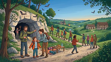 Par monts et par vaux autour de la grotte de la Mansonnière