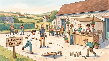 Bistrot jeux d'extérieur
