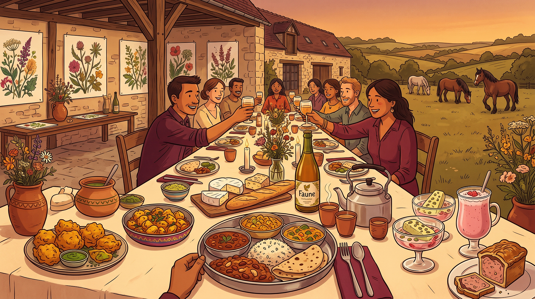 Indian Supper & Exposition Flore