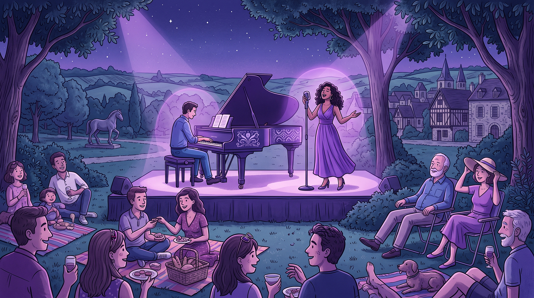 Pic-nic en musique : Elisa Fiasca et Patrick Pernet