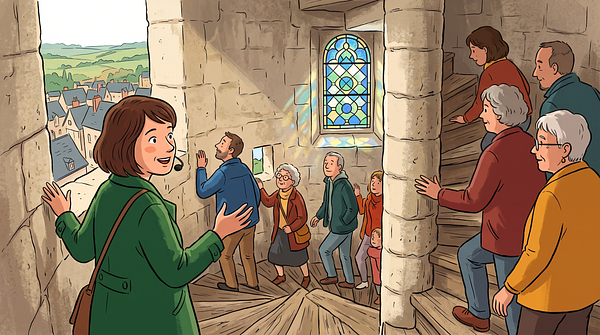 Montées au clocher de l'église Notre-Dame-des-Marais