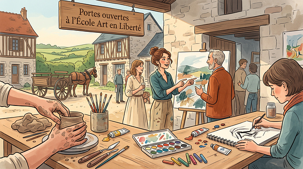 Portes ouvertes à l'École Art en Liberté