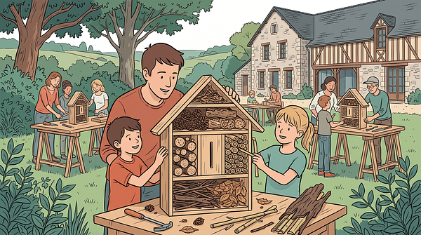 Fabrication d'un refuge à insectes