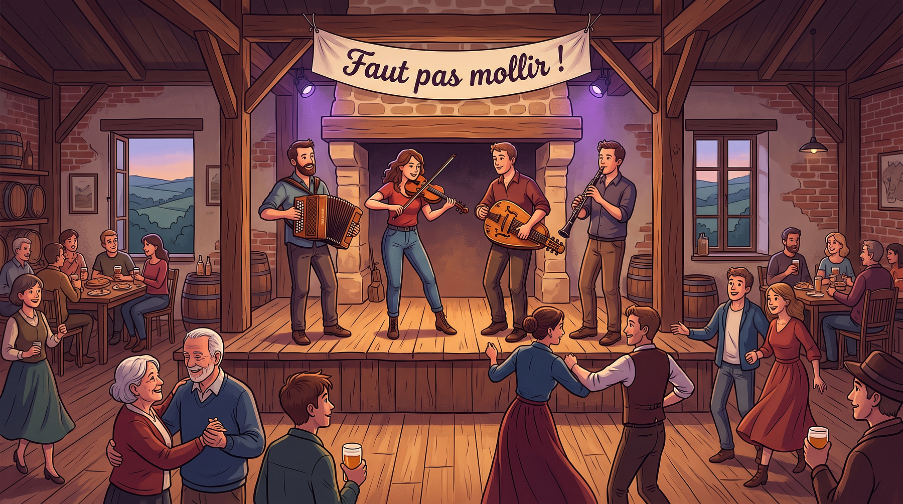 Bal Folk avec Faut pas mollir !