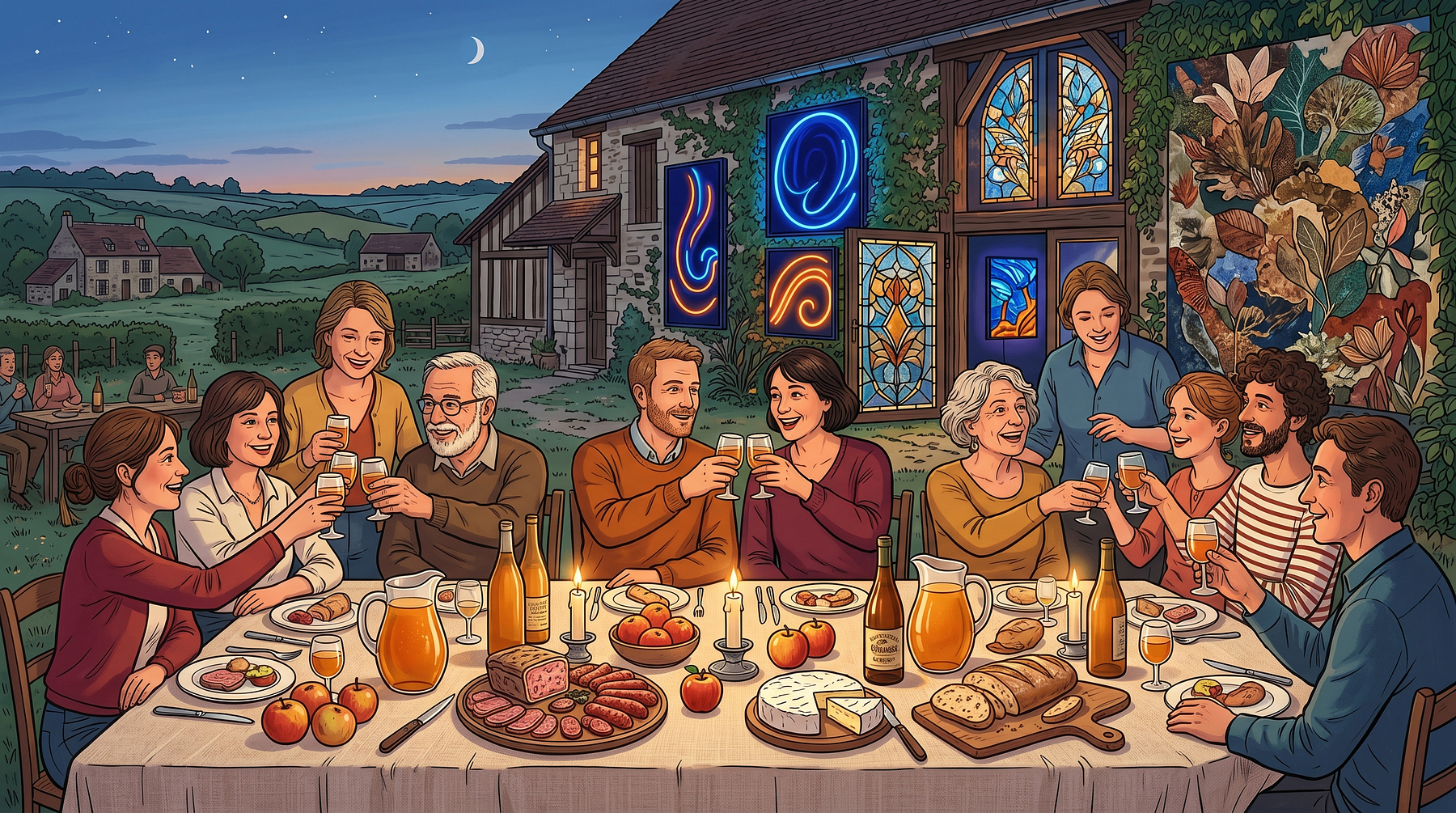 Apéro partagé - L'Heure Bleue
