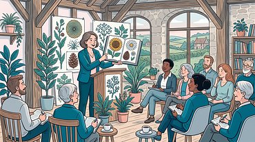 Elisabeth Dumont : La géométrie dans le monde végétal