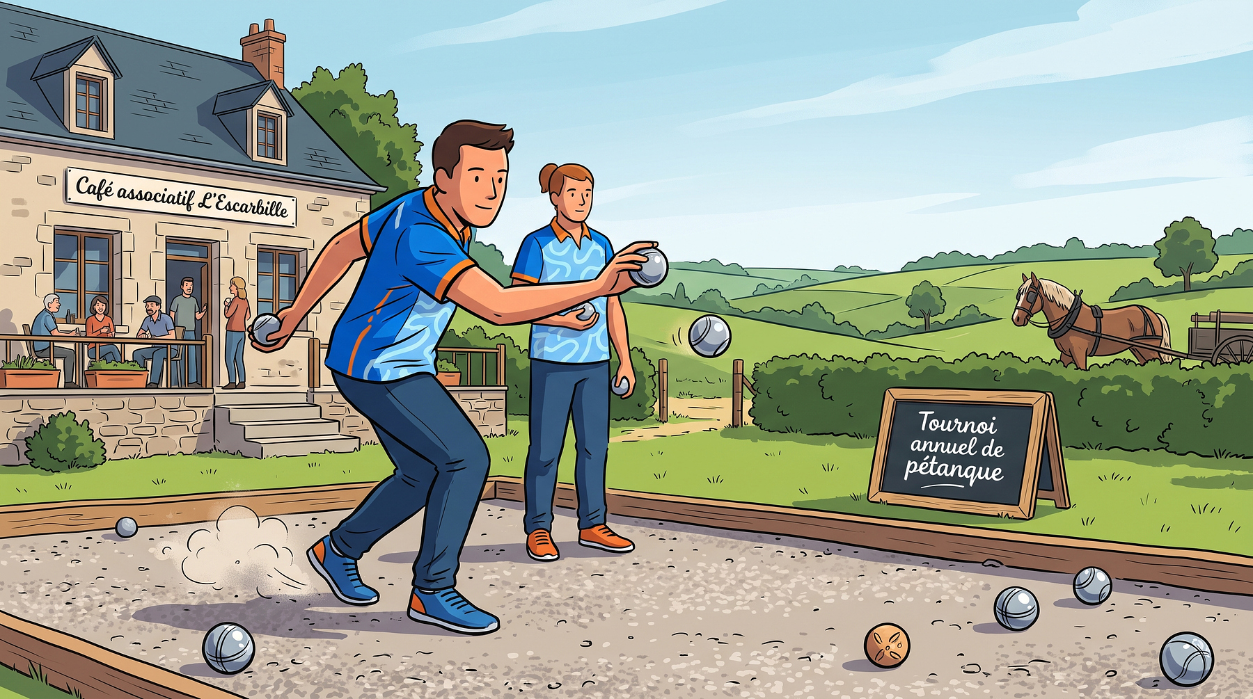 Tournoi annuel de pétanque