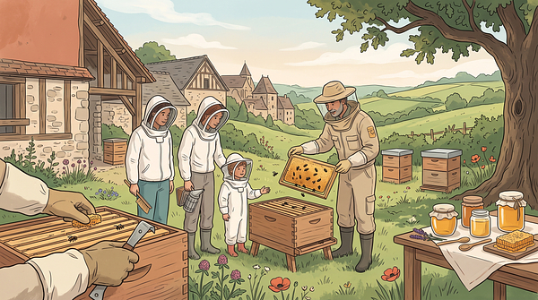 Découverte du conservatoire de l'abeille noire