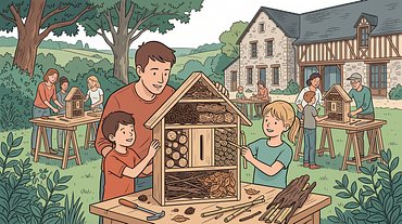 Fabrication d'un refuge à insectes