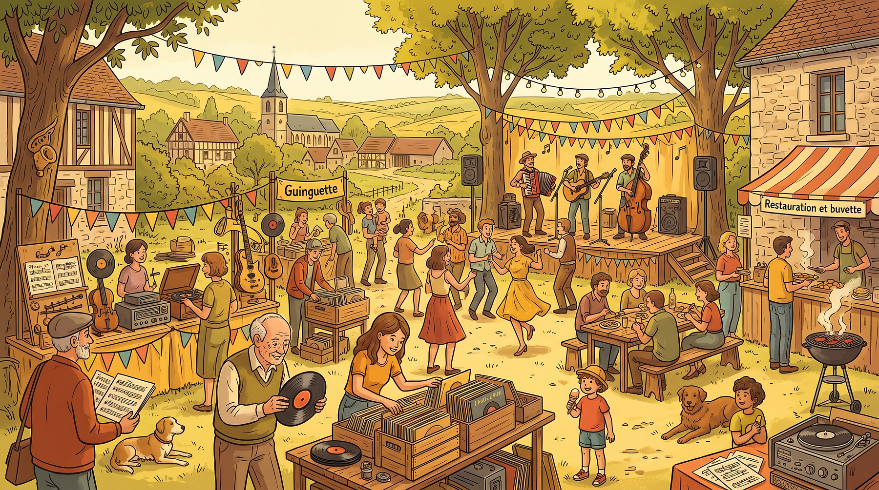 Festichansons : Brocante musicale et Guinguette