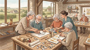 Jeux-dit café : Ateliers d'art-thérapie