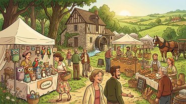 Marché artisanal du Festival Nomade