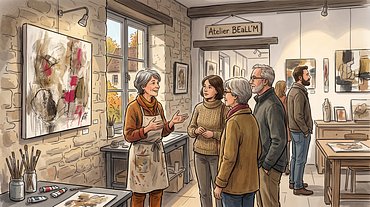 Portes ouvertes de l'Atelier BEaLL'M & Exposition de Mary-Ann Beall