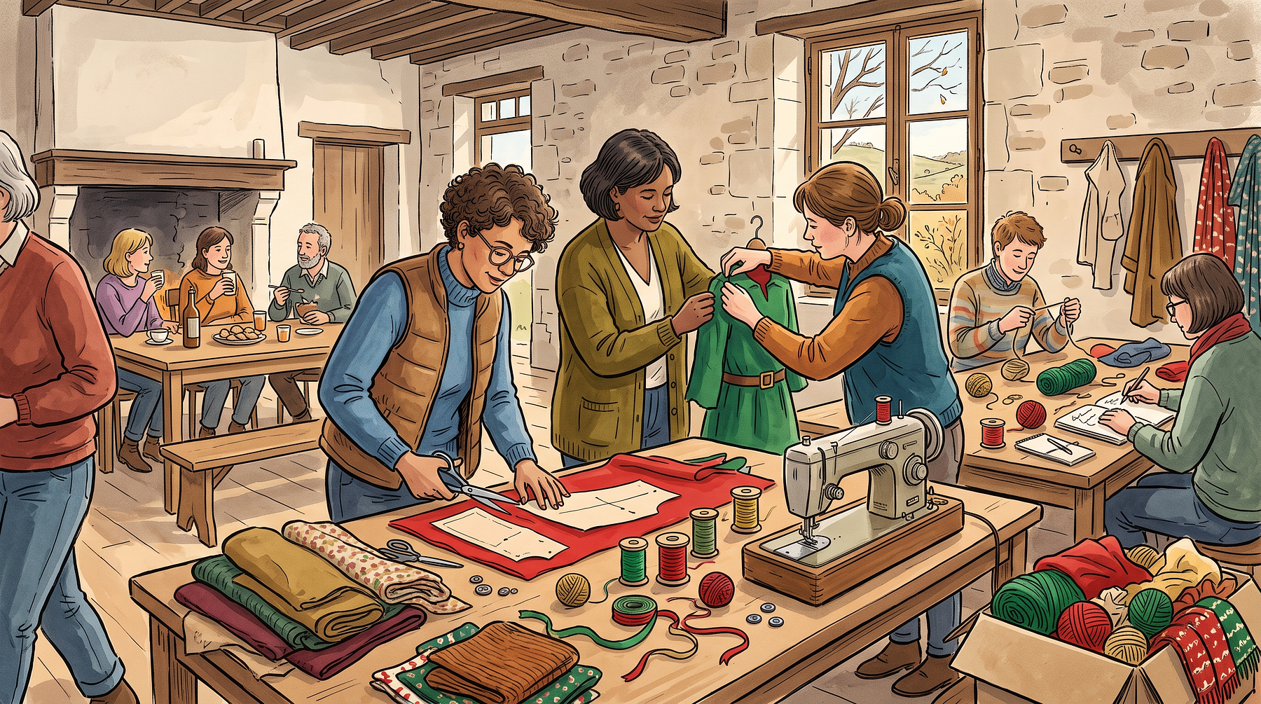 Atelier couture : En avent les lutins !