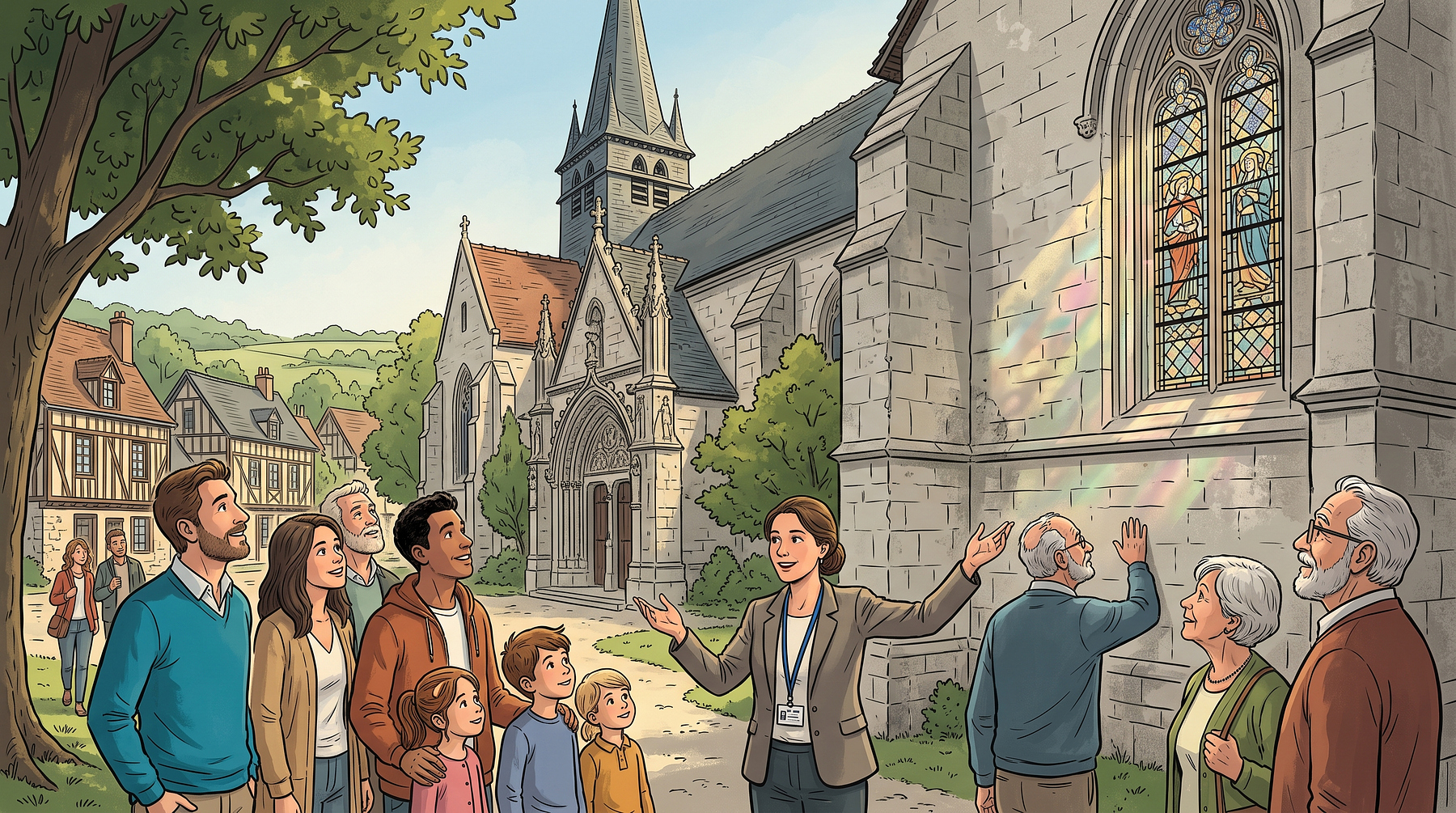 Visite guidée de l'église Notre-Dame-des-Marais