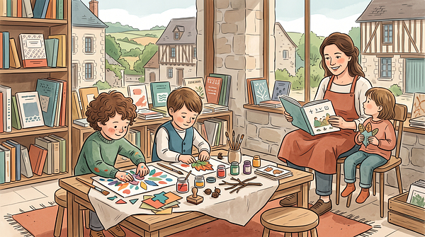 Lecture & atelier créatif (pour enfants 4-6 ans)