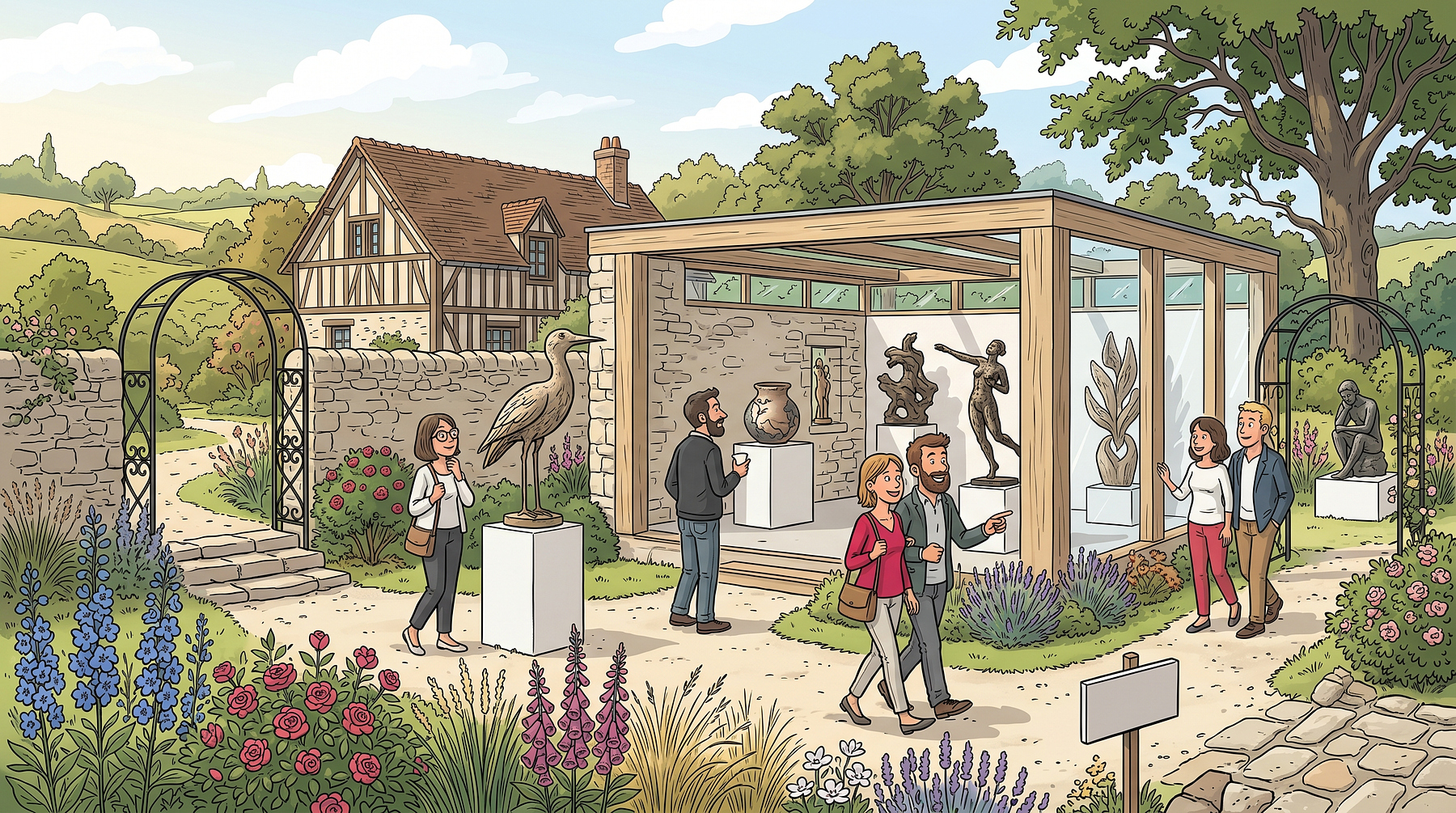 Marina Le Gall au Jardin d'Amanda