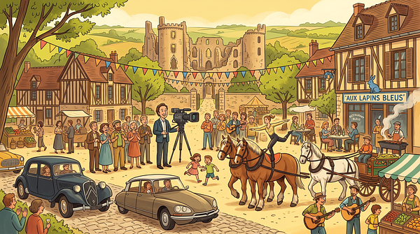 Tournage du Village Préféré des Français