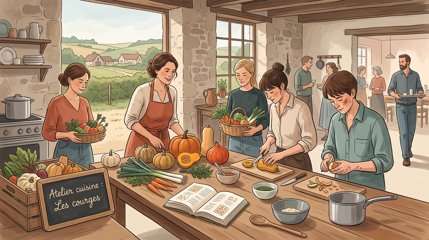 Atelier cuisine : Les courges