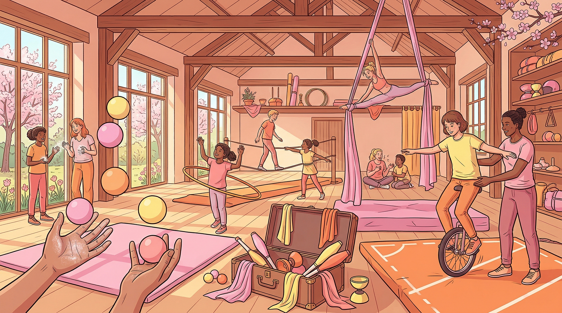 Stage de cirque - Vacances de Printemps