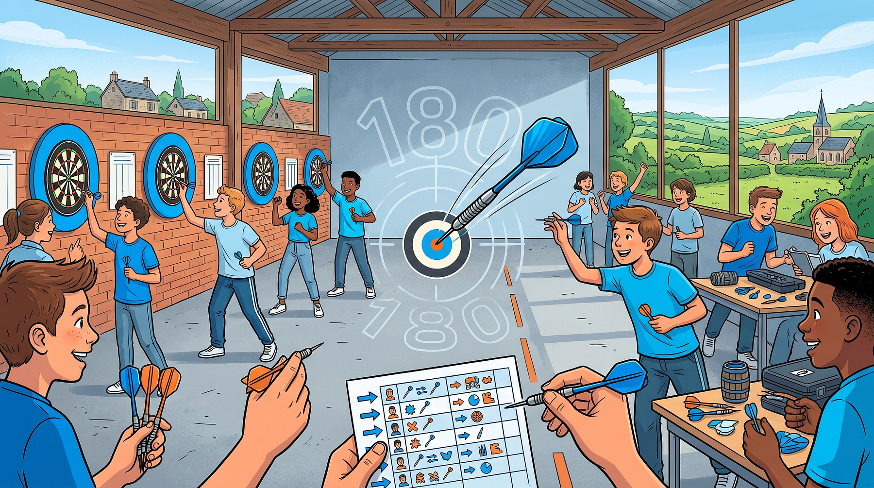 Tournoi de fléchettes