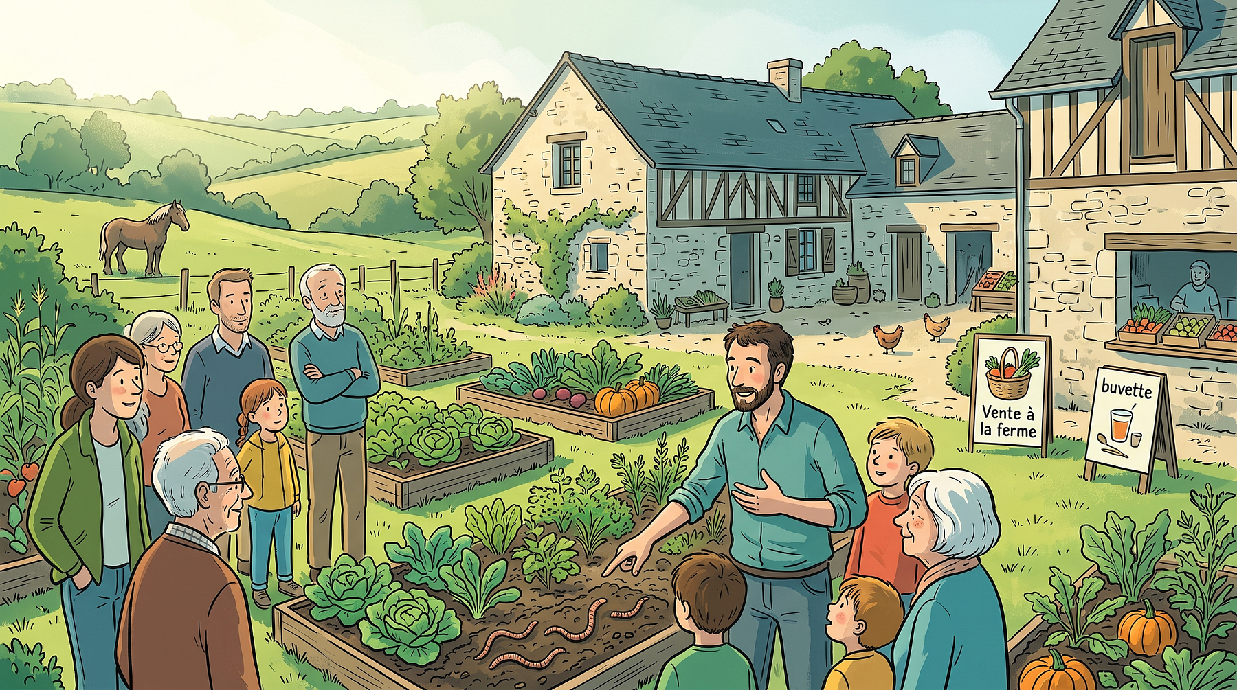 Visite découverte : La ferme et la permaculture
