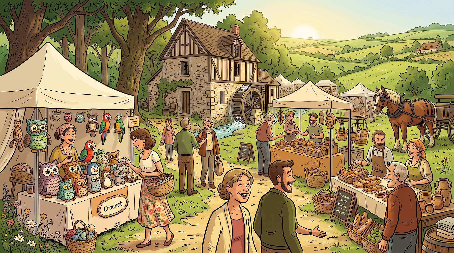 Marché artisanal du Festival Nomade