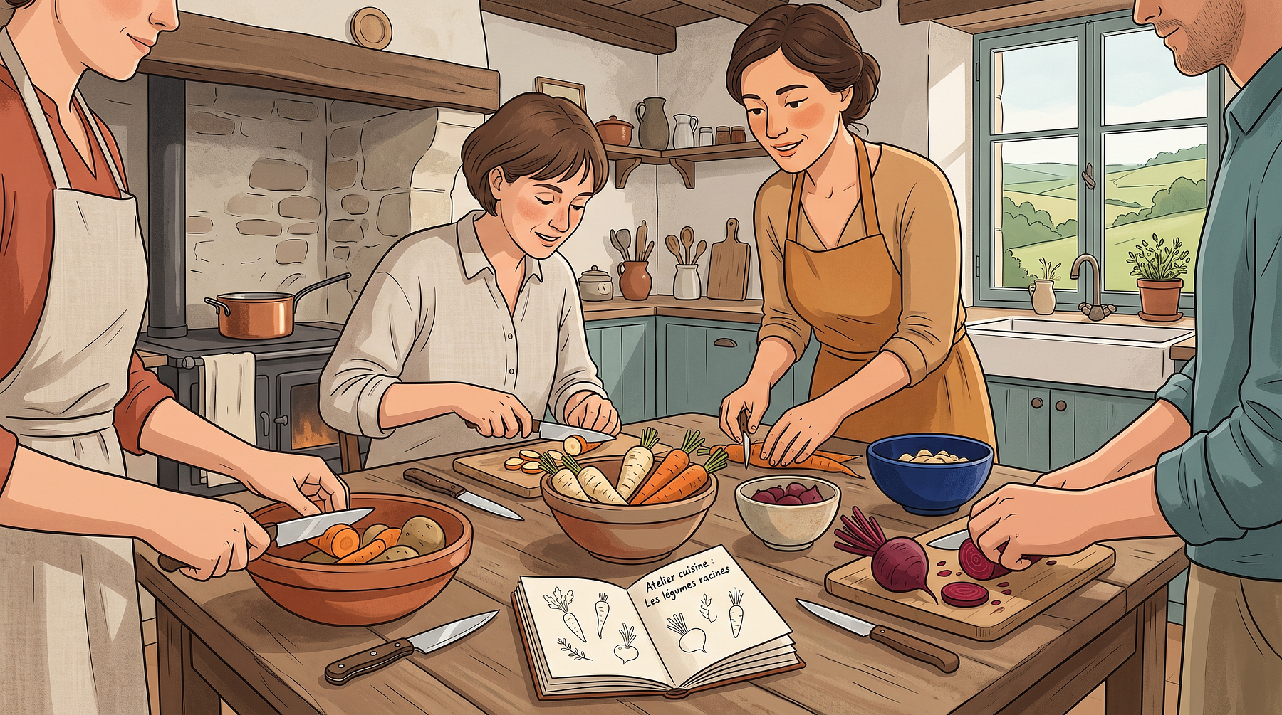 Atelier cuisine : Les légumes racines