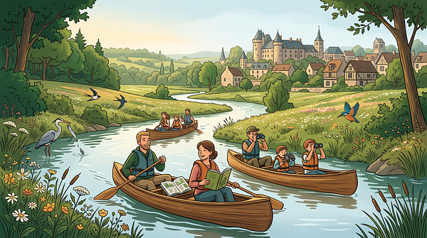 Découverte naturaliste de l'Huisne en canoë