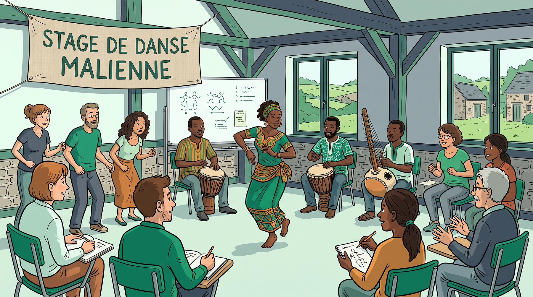 Stage de danse malienne
