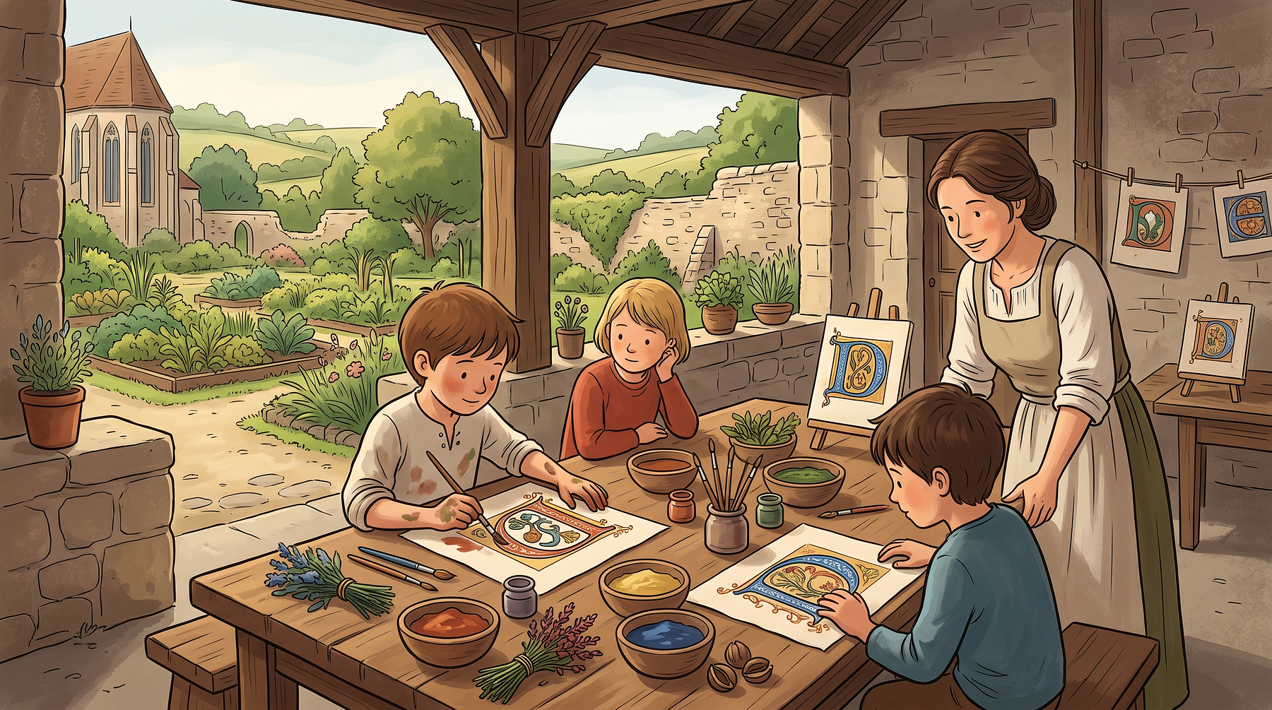 Atelier plantes tinctoriales