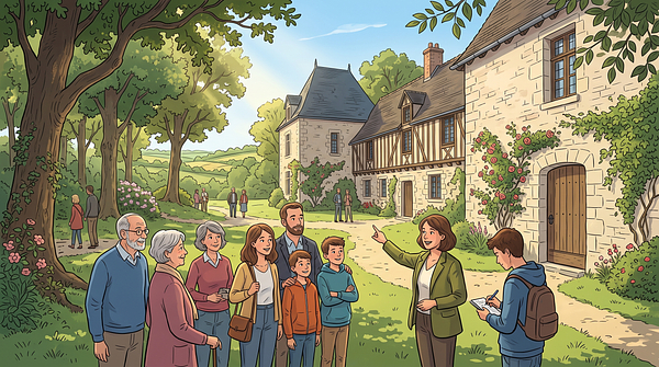 Visite du maquis de Plainville