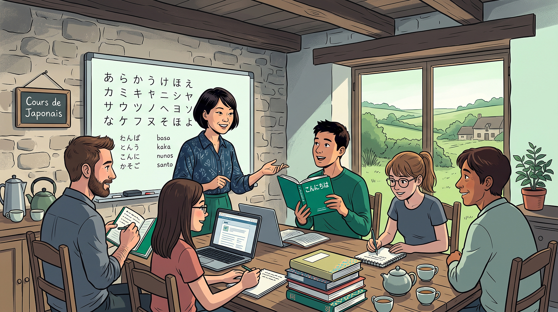 Cours Collectifs de Japonais au Moulin à Tan