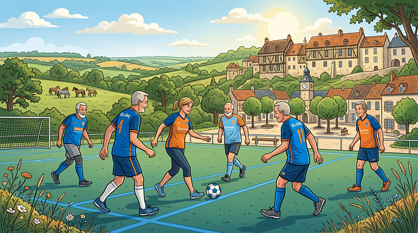 Foot en marchant