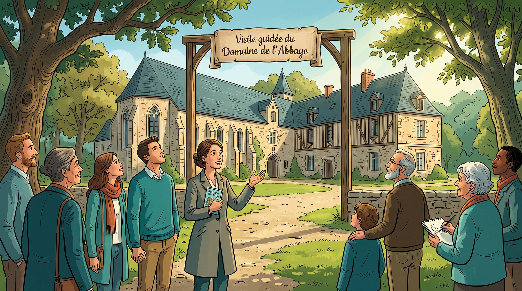 Visite guidée du Domaine de l'Abbaye